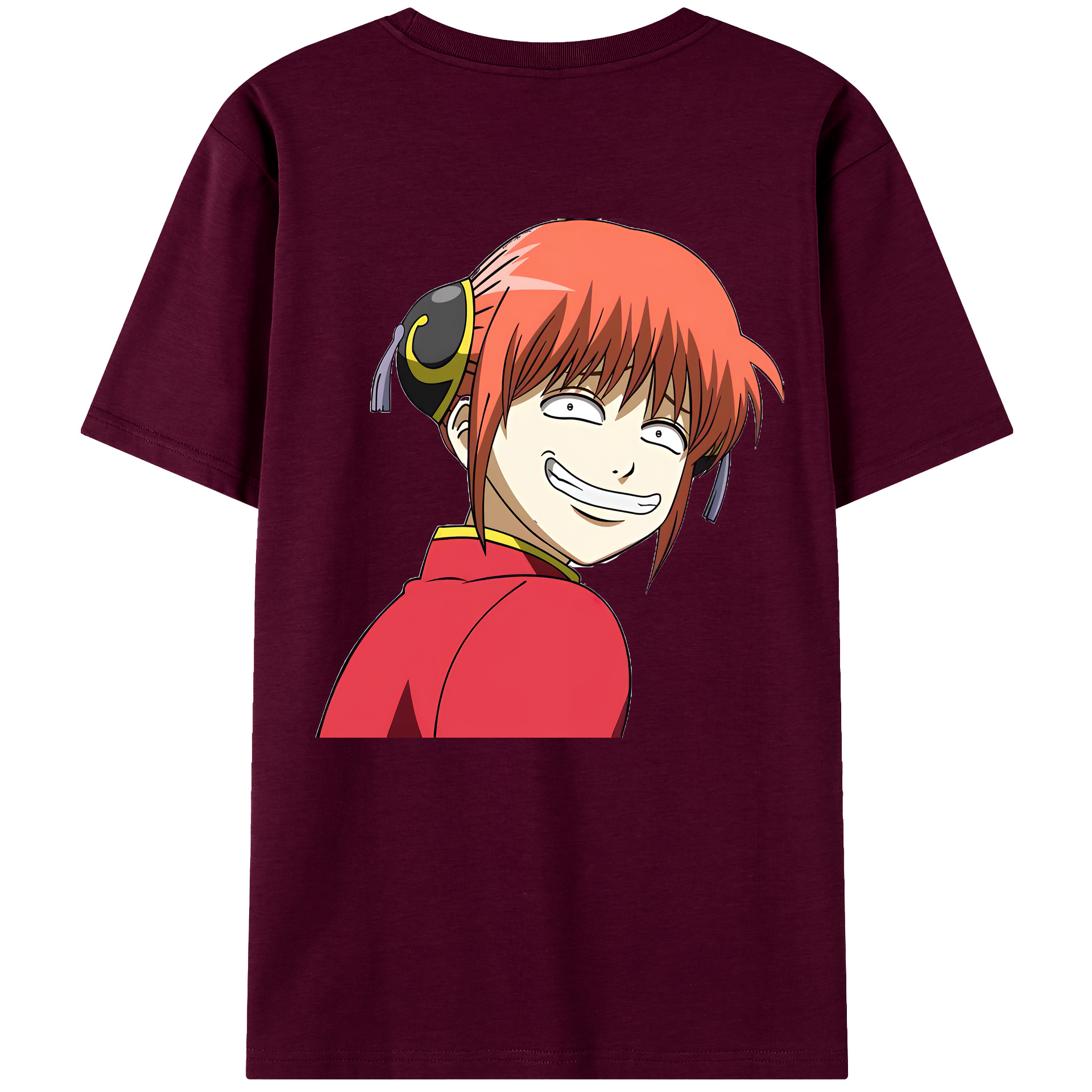 （画像用） ぎんたま 坂田銀時（さかたぎんとき） 神楽 志村新八（しむら しんぱち） GINTAMA Sakata Gintoki Kagura Shimura Shinpachi レディース半袖Tシャツ(バックプリント)